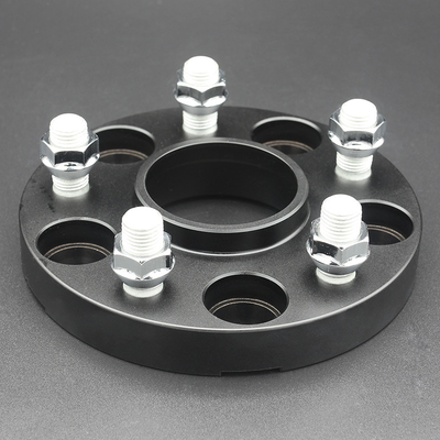 Distanziali ruota 5x120 modello bullone in alluminio forgiato nero anodizzato da 20 mm per TESLA Model S Model X