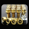 I bulloni di titanio della ruota dell'oro GR5 M12x1.5 di RCTuning classificano 10,9 per il telaio di BMW E