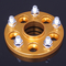 5x100 a 5x114.3 ha forgiato l'adattatore centrico della ruota del hub di alluminio per colore dell'oro di SUBARU